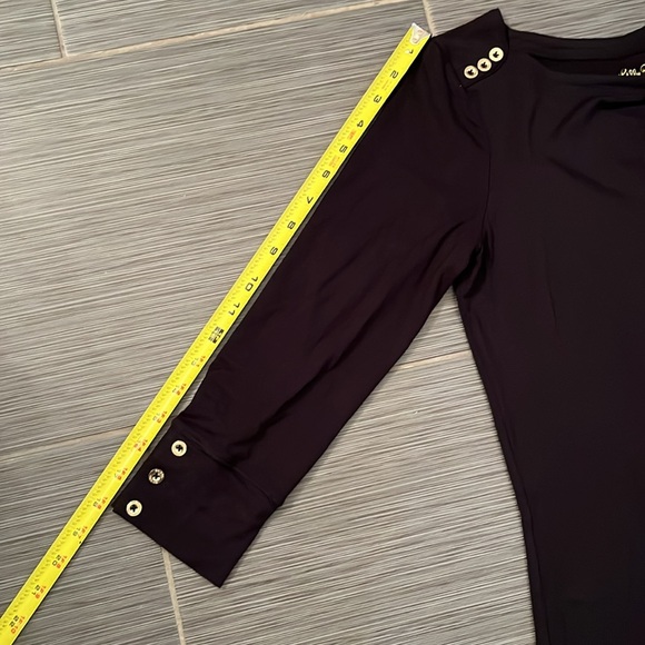 Lilly Pulitzer Black 3/4 Sleeves Sophie Dress Sz Small UPF 50+ Sun Protection - Picture 13 of 13